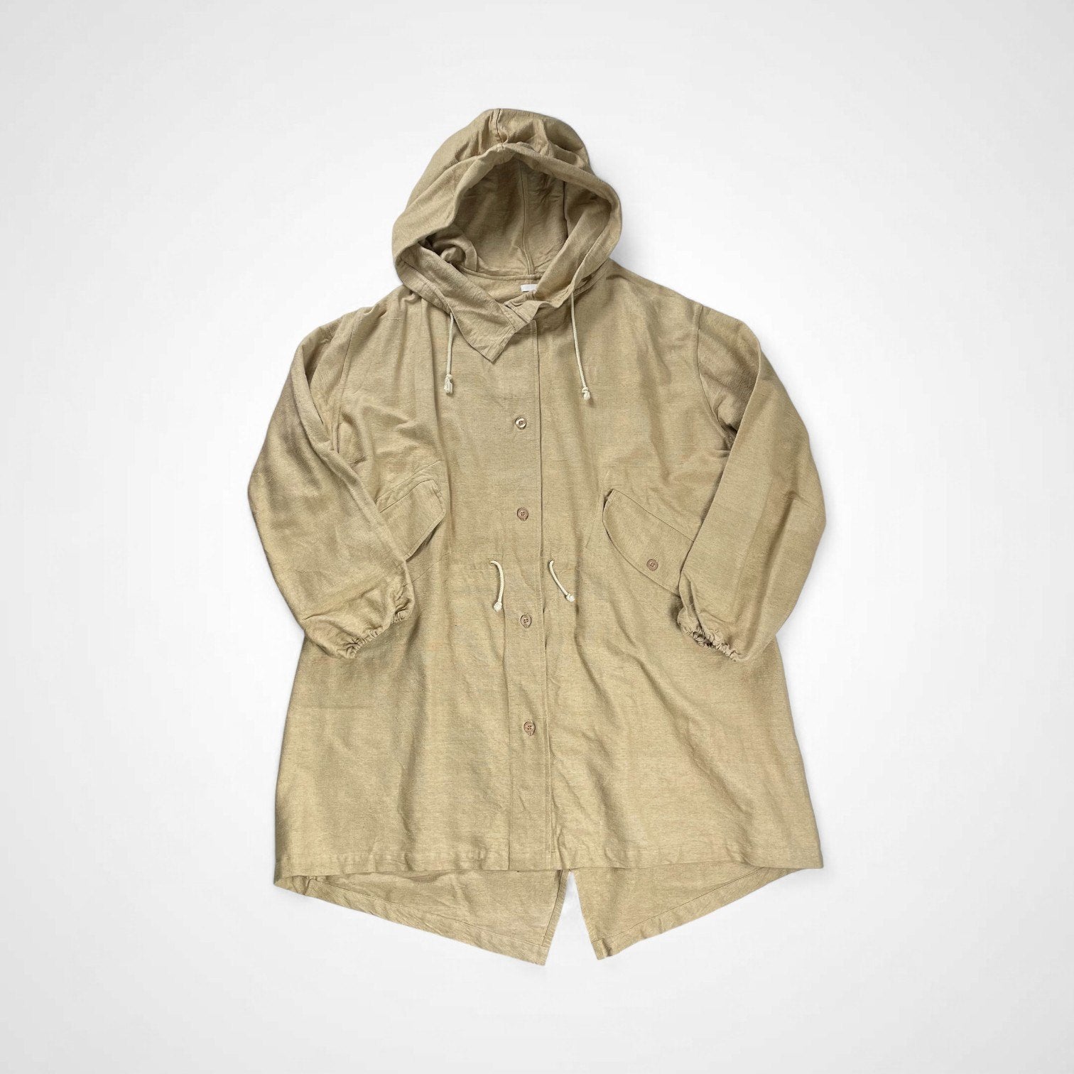 SEEALL シーオール / NIGHT DESERT TYPE PARKA シルク100％ ミリタリーパーカー ジャケット 参考定価：50,000程度 SIZE:44