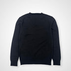 BURBERRY BLACK LABEL バーバリーブラックレーベル / ワンポイントVネックニット 参考定価：25,000程度 SIZE:2