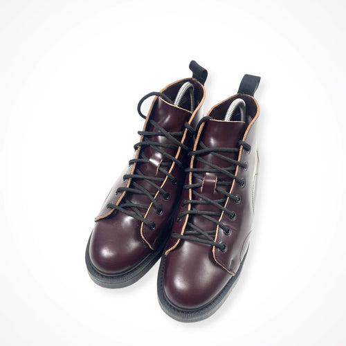 FRED PERRY × GEORGE COX / Monkey Boot Heavy Leather 極美品 参考定価：55,000+tax SIZE：7