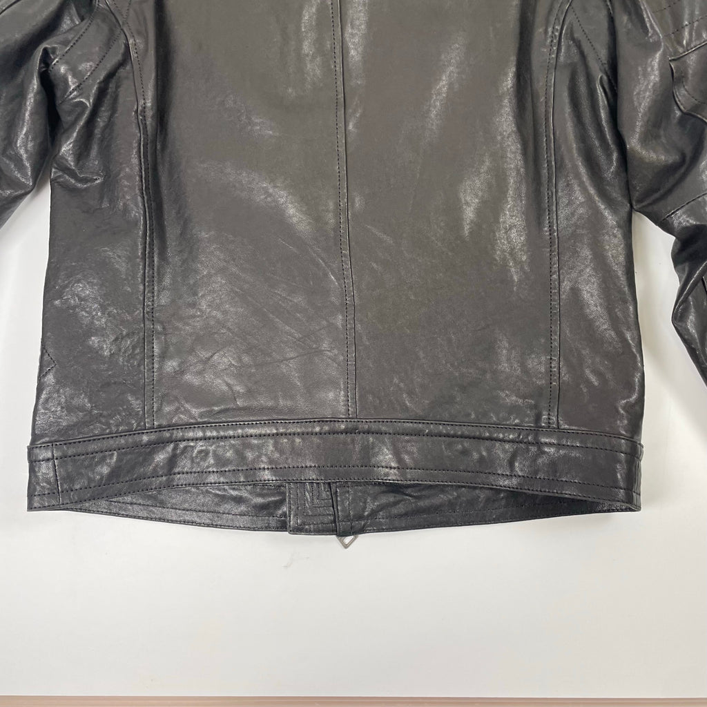 BURBERRY BLACK LABEL バーバリーブラックレーベル / シングルレザーライダースジャケット LUXURY COLLECTION SIZE:L