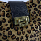 LAURA DI MAGGIO ローラ ディ マッジオ / ハラコ×レザーバンブーハンドルバッグ 未使用品 参考定価：33,000+tax