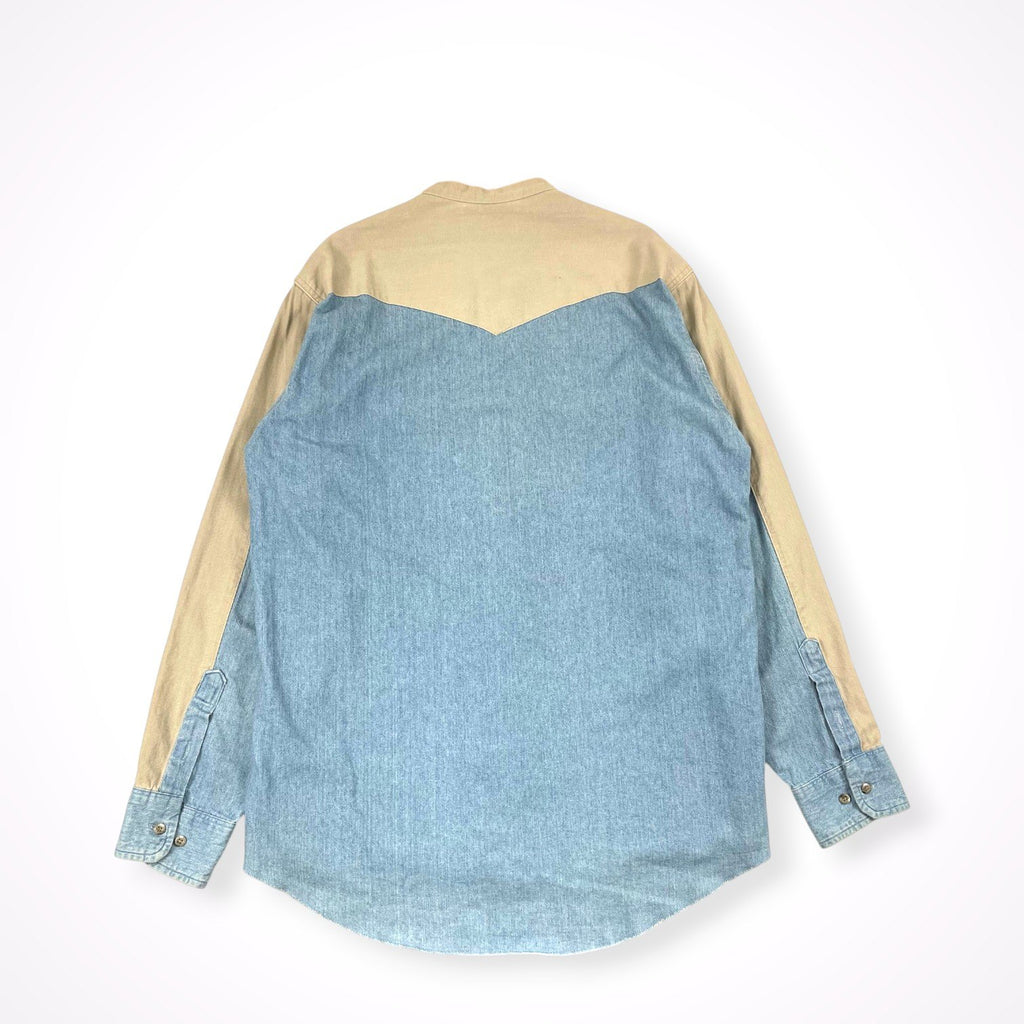 Wrangler / 80s 切替デニムシャツ SIZE:XL程度