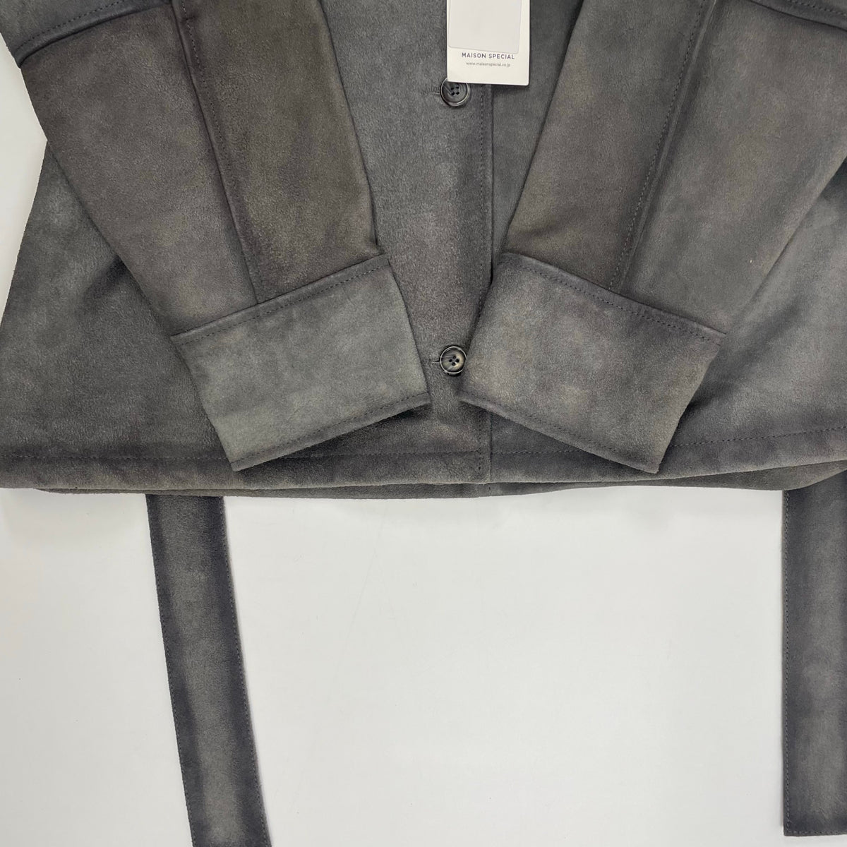 MAISON SPECIAL / Real Suede Oversized Shirt 未使用品 参考定価：36,000+tax SIZE:FREE