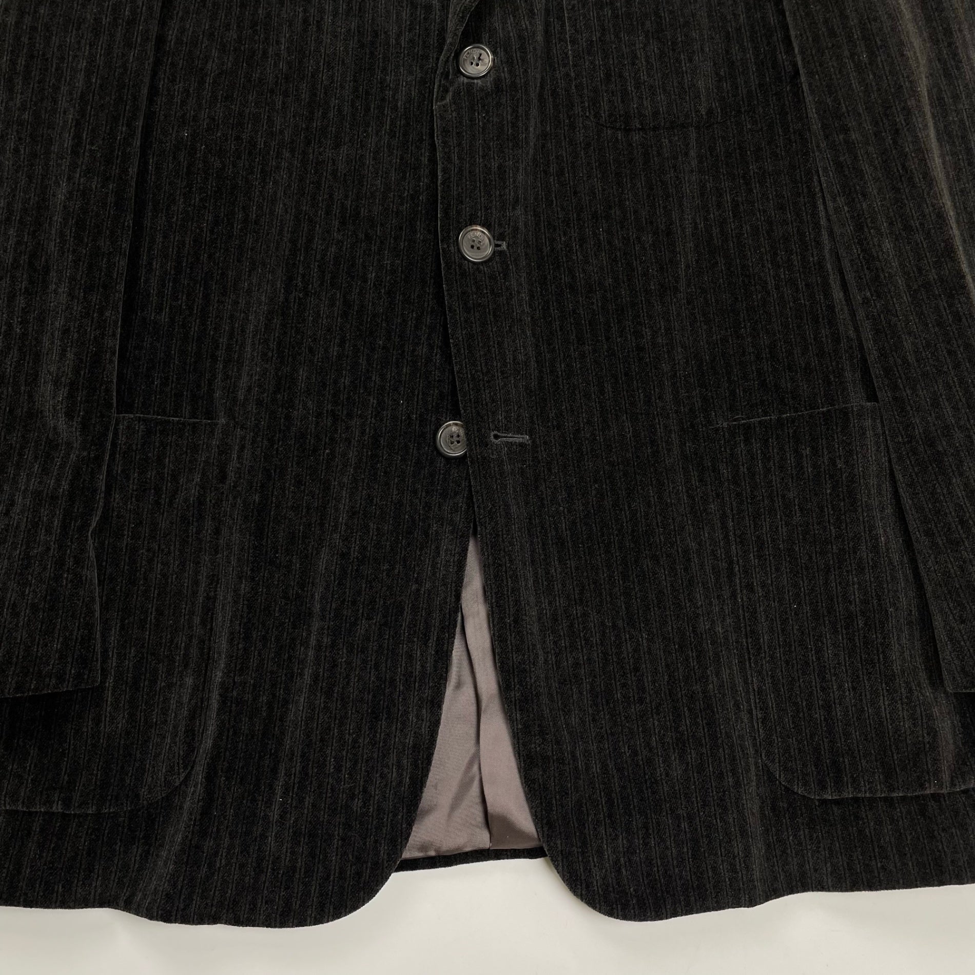 FENDI フェンディ / VINTAGE コットンベロア ジャケット MADE IN ITALY 参考定価：200,000程度 SIZE：52