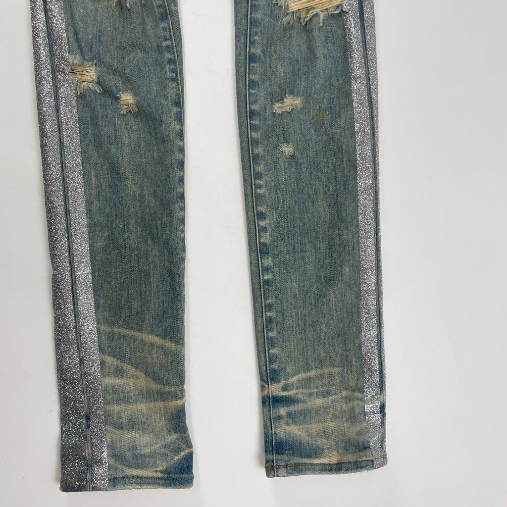 AMIRI / グリッターラメデニムパンツ 参考定価：150,000程度 SIZE:29