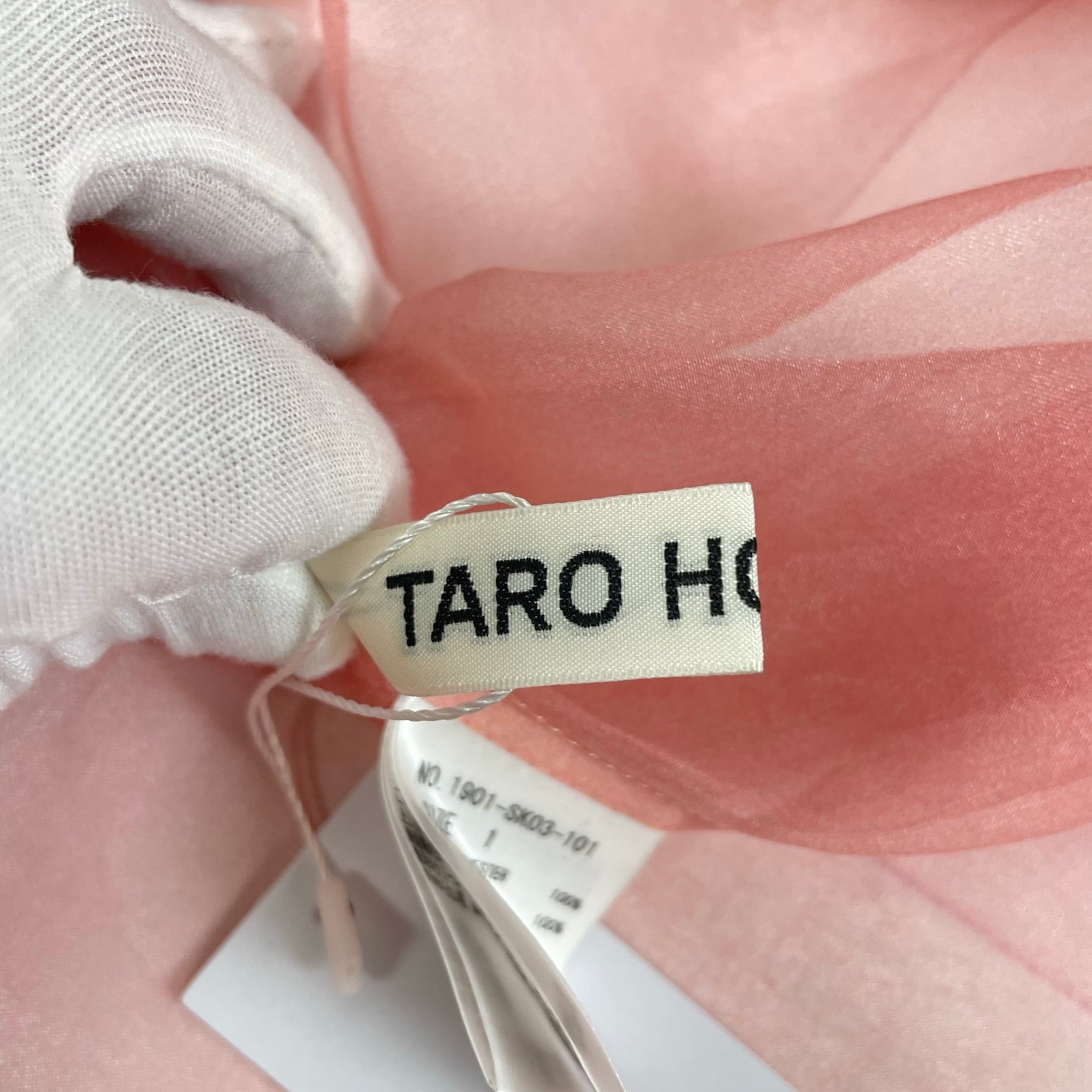 TARO HORIUCHI × Yuliya Gryaznova / コラボ転写シアースカート 参考定価：55,000程度 タグ付 SIZE:1