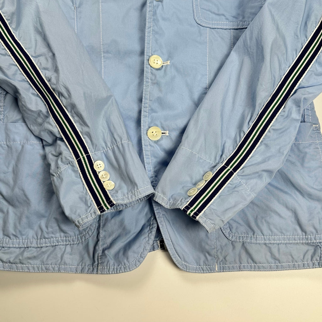 COMME des GARCONS HOMME コムデギャルソン オム / 洗い加工 ライン3Bコットンジャケット ライトブルー SIZE:SS(S程度)