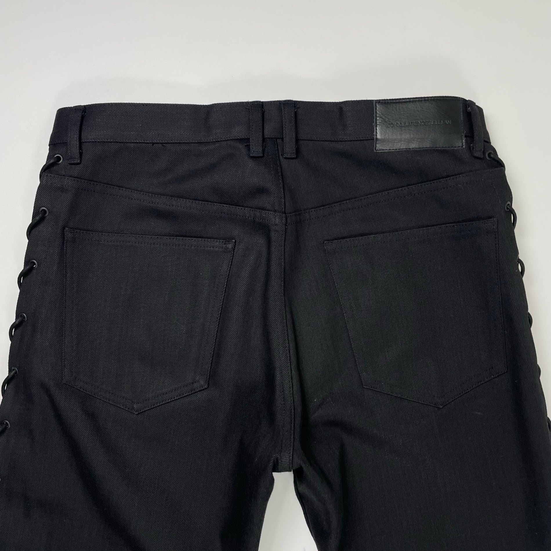 JOHN LAWRENCE SULLIVAN / Rigid denim lace-up pants 参考定価：50,000程度 SIZE:48