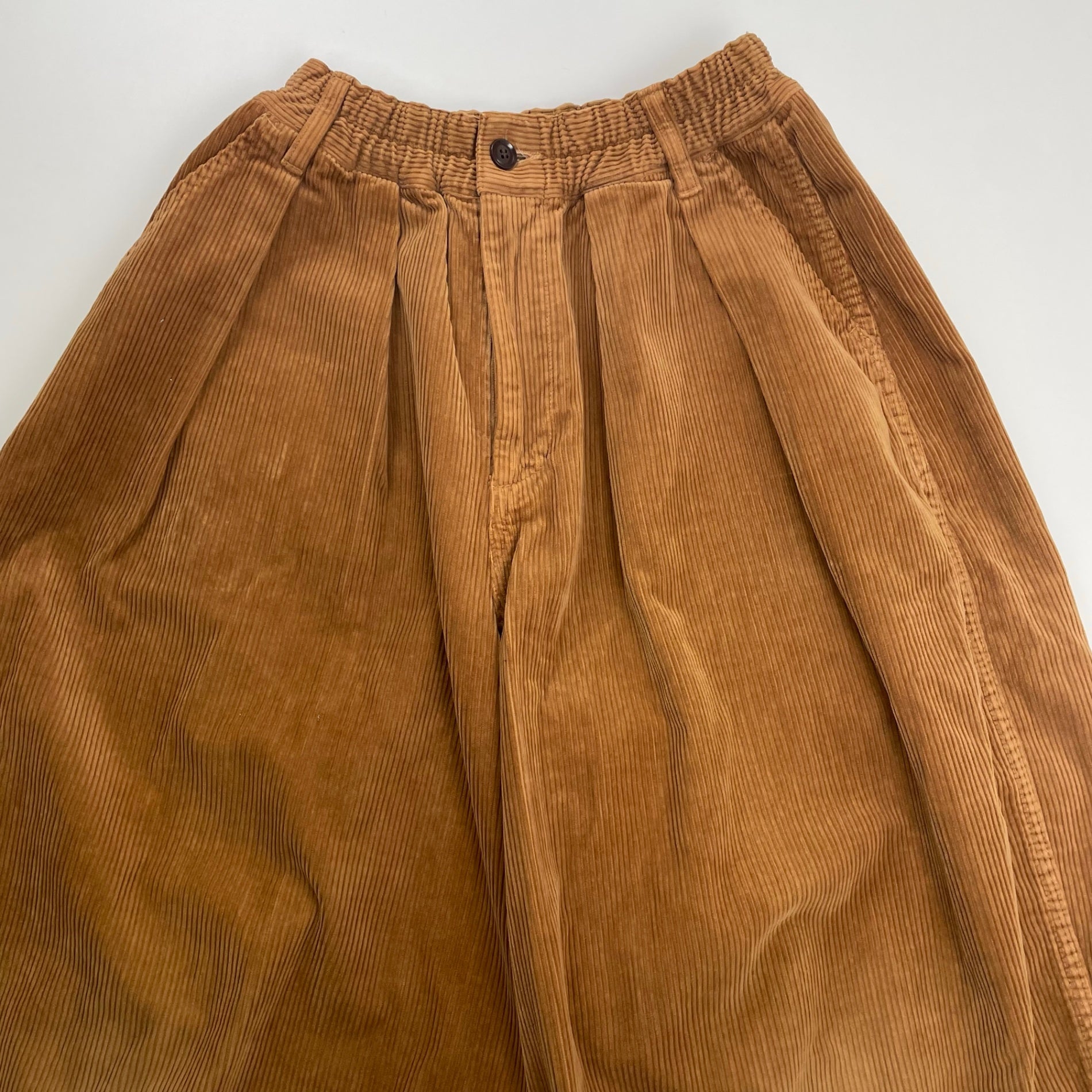 HARVESTY ハーベスティ / コーデュロイサーカスパンツ ブラウン 参考定価：17,800+tax SIZE:2