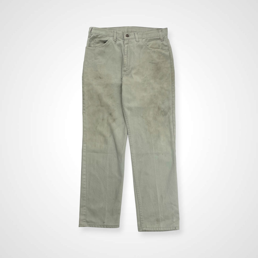 Levi's リーバイス / 黒タブBIG E スタプレスラックス 42TALON SIZE:W83cm