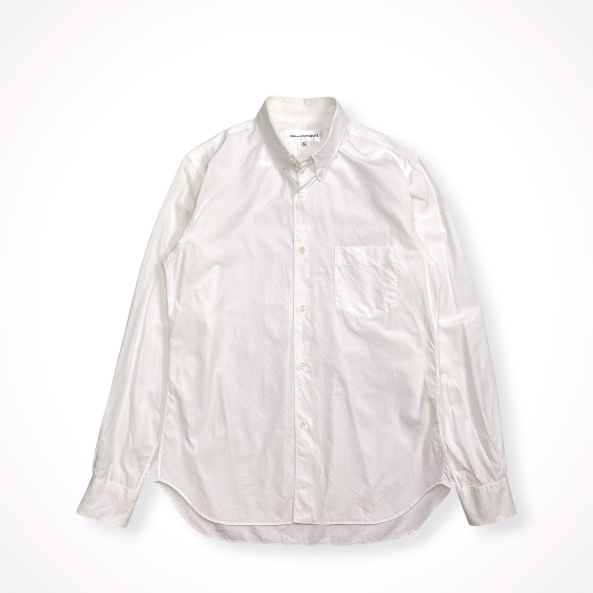 COMME des GARCONS SHIRT / ミニマルボタンダウンシャツ 参考定価：50,000程度 SIZE:M