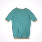 JOHN SMEDLEY / 半袖ボーダーニット 参考定価：40,000程度 SIZE:XS