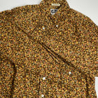 engineered garments エンジニアドガーメンツ / 総柄ボタンダウンシャツ 小花柄 マチ付 SIZE:S