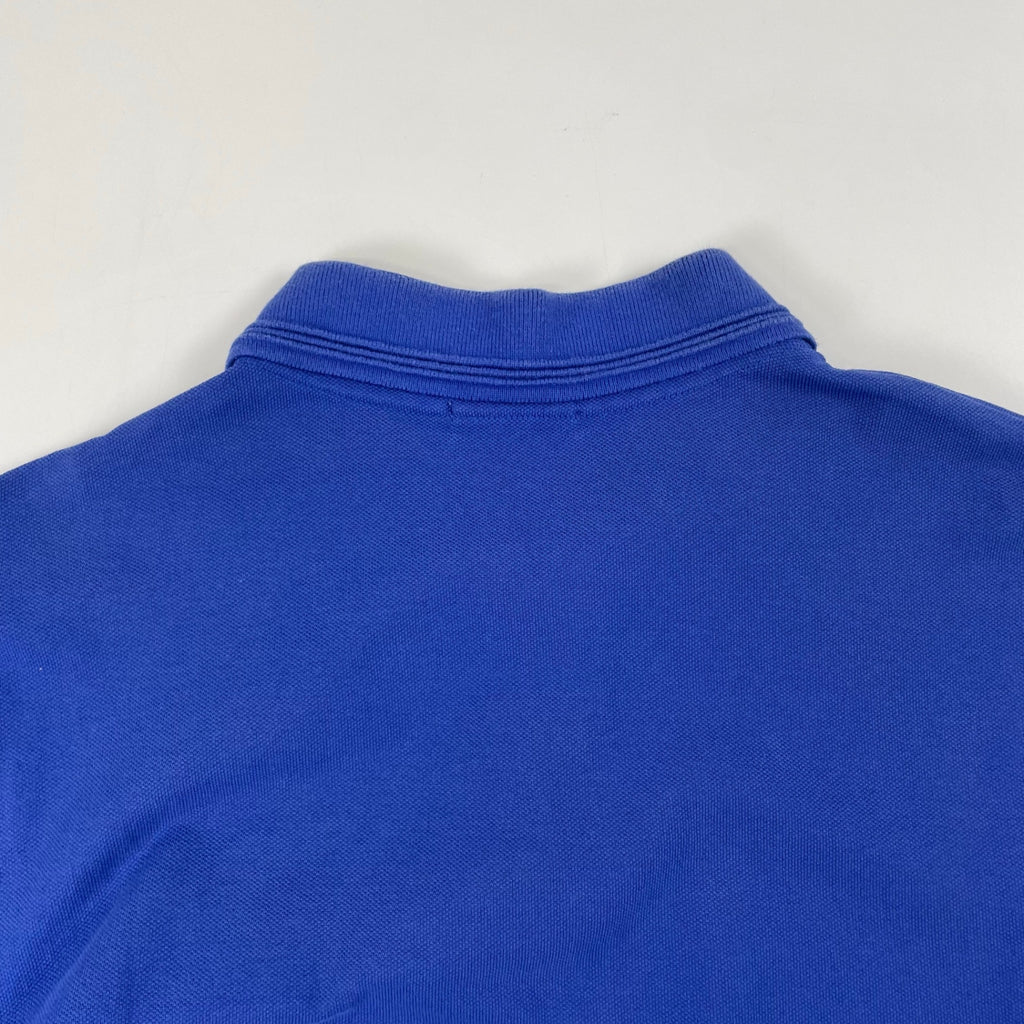 MONCLER / ワッペンポロシャツ ブルー SIZE：L