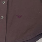 EMPORIO ARMANI エンポリオ アルマーニ / スナップボタンフードシャツ 参考定価：35,000程度 SIZE:M