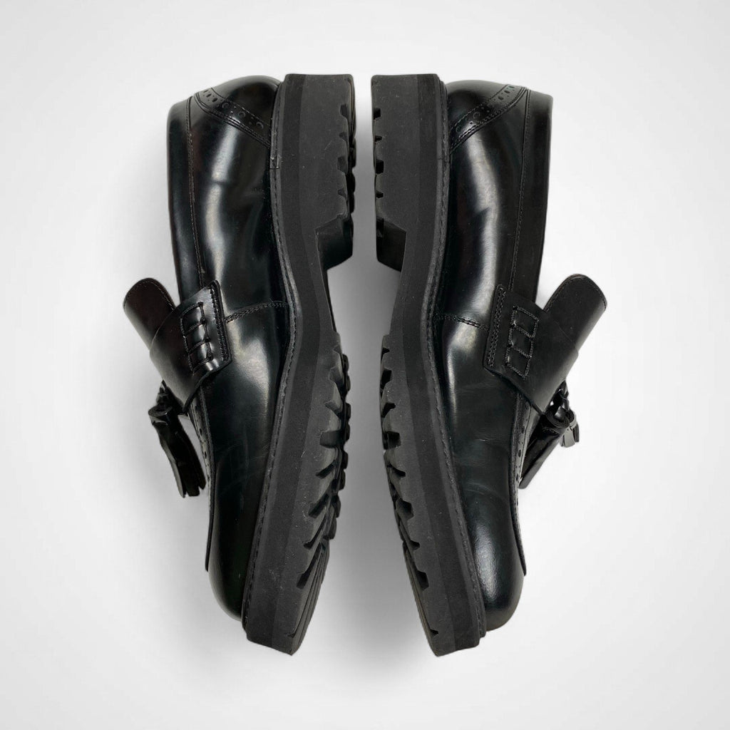 Pertini ペルティニ / タッセルローファー ブラック 参考定価：31,000+tax UNITED ARROWS取扱い SIZE:37.5(23.5cm程度)