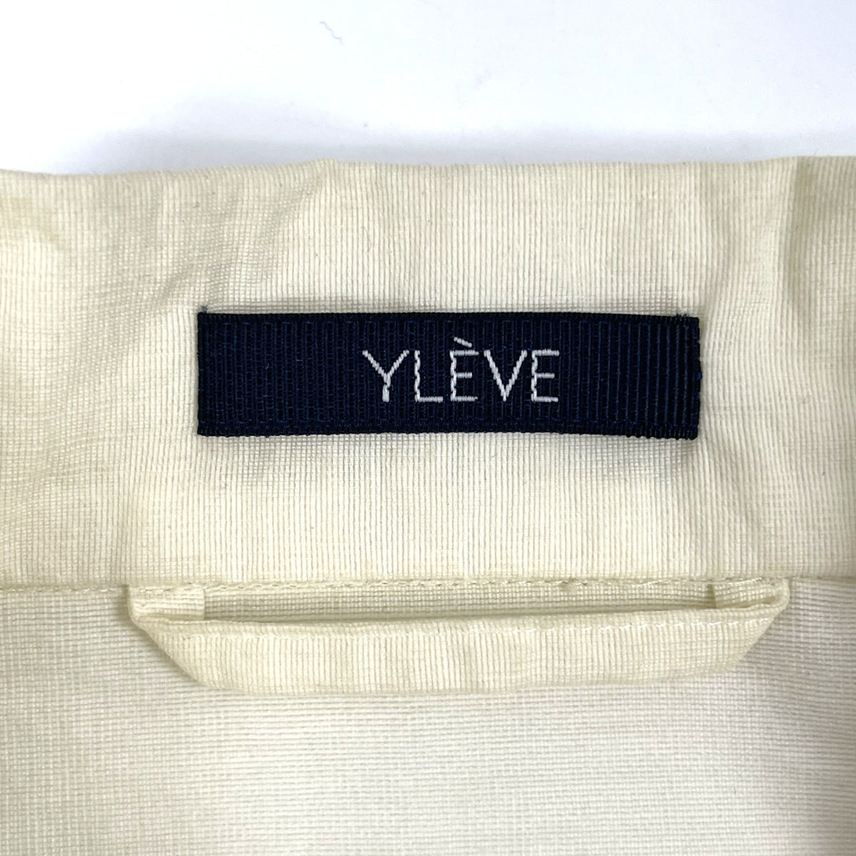 YLEVE / コットンナイロンオープンカラーシャツ 参考定価：24,000+tax SIZE:5