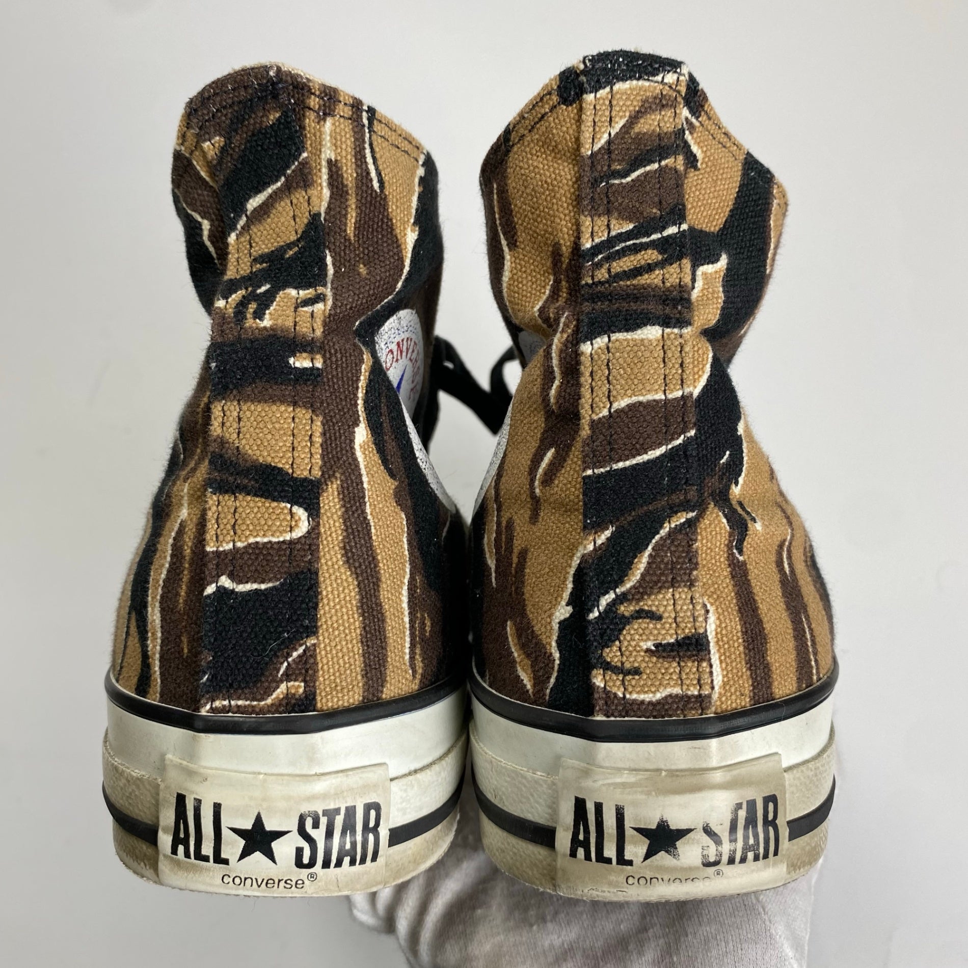 CONVERSE コンバース / キリン柄 ハイカットスニーカー MADE IN JAPAN ブラウン SIZE：7 1/2(26cm程度)