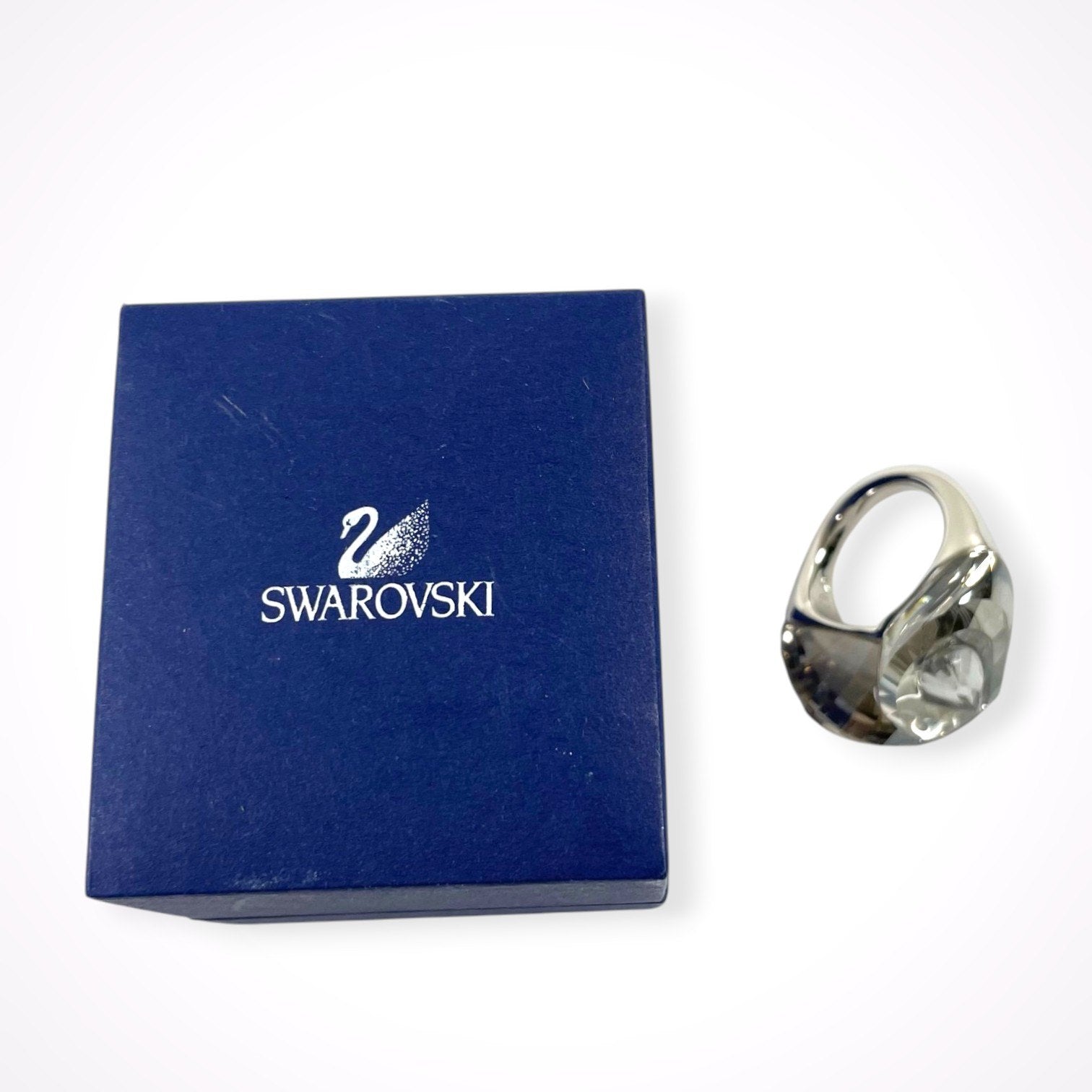 SWAROVSKI / クリスタルハートリング 箱付