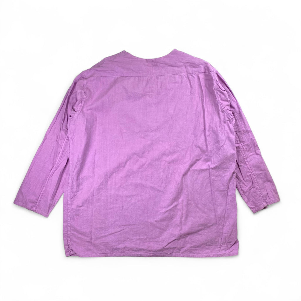 VINTAGE ロシアンミリタリー EURO / 後染め スリーピングシャツ SIZE：L程度