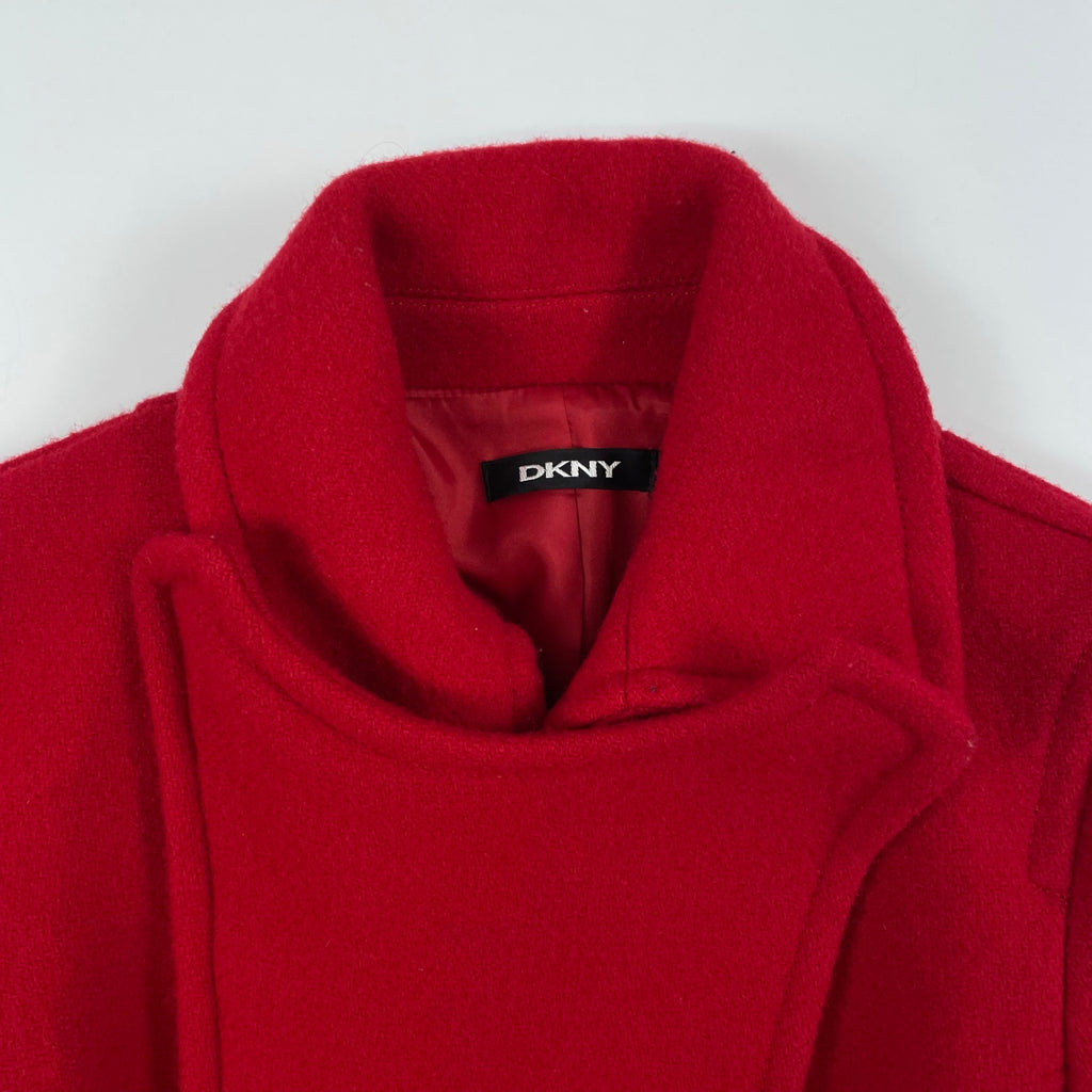DKNY / アシンメトリーメルトンコート SIZE:4