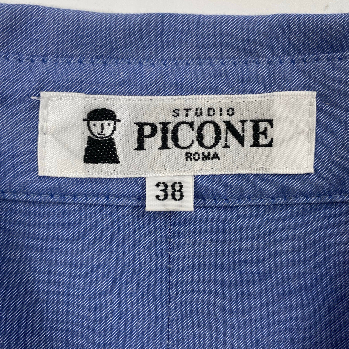 PICONE / 司祭刺繍 ロングシャツ 参考定価：42,000程度 SIZE:38