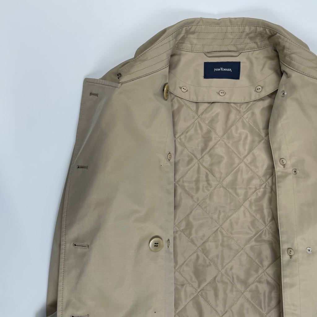 NEWYORKER ニューヨーカー / ベンタイルギャバジン トレンチコート（ライナー付) 参考定価：59,000+tax SIZE:13
