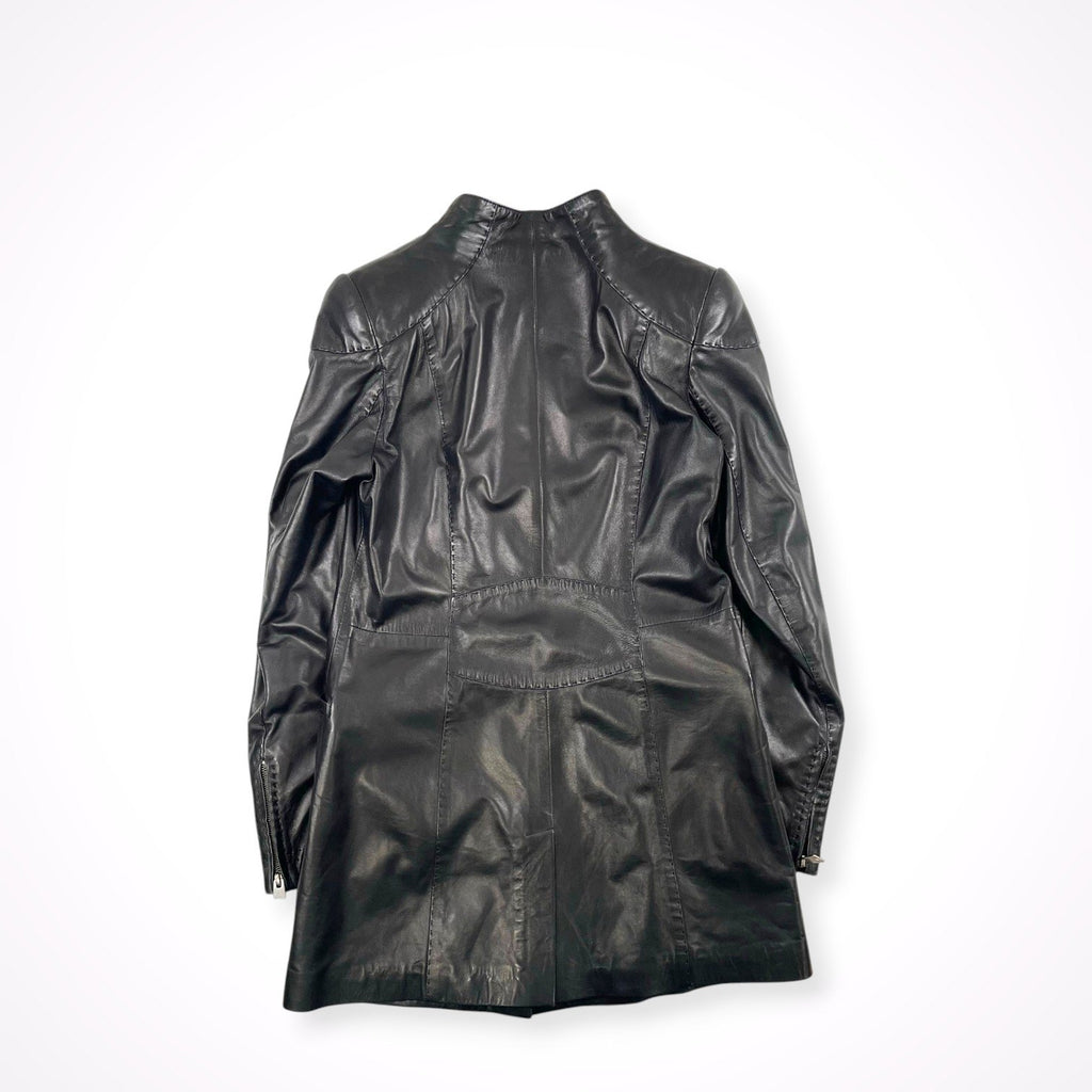 EMPORIO ARMANI / ヴィンテージラムレザーコート 参考定価：250,000程度 SIZE:44
