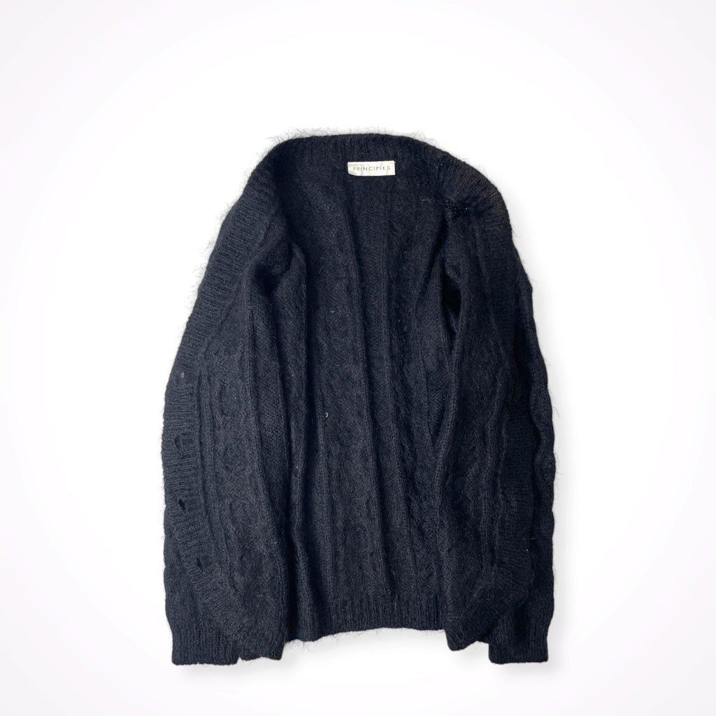 EURO VINTAGE / ユーロモヘヤニットカーディガン SIZE:M-L程度