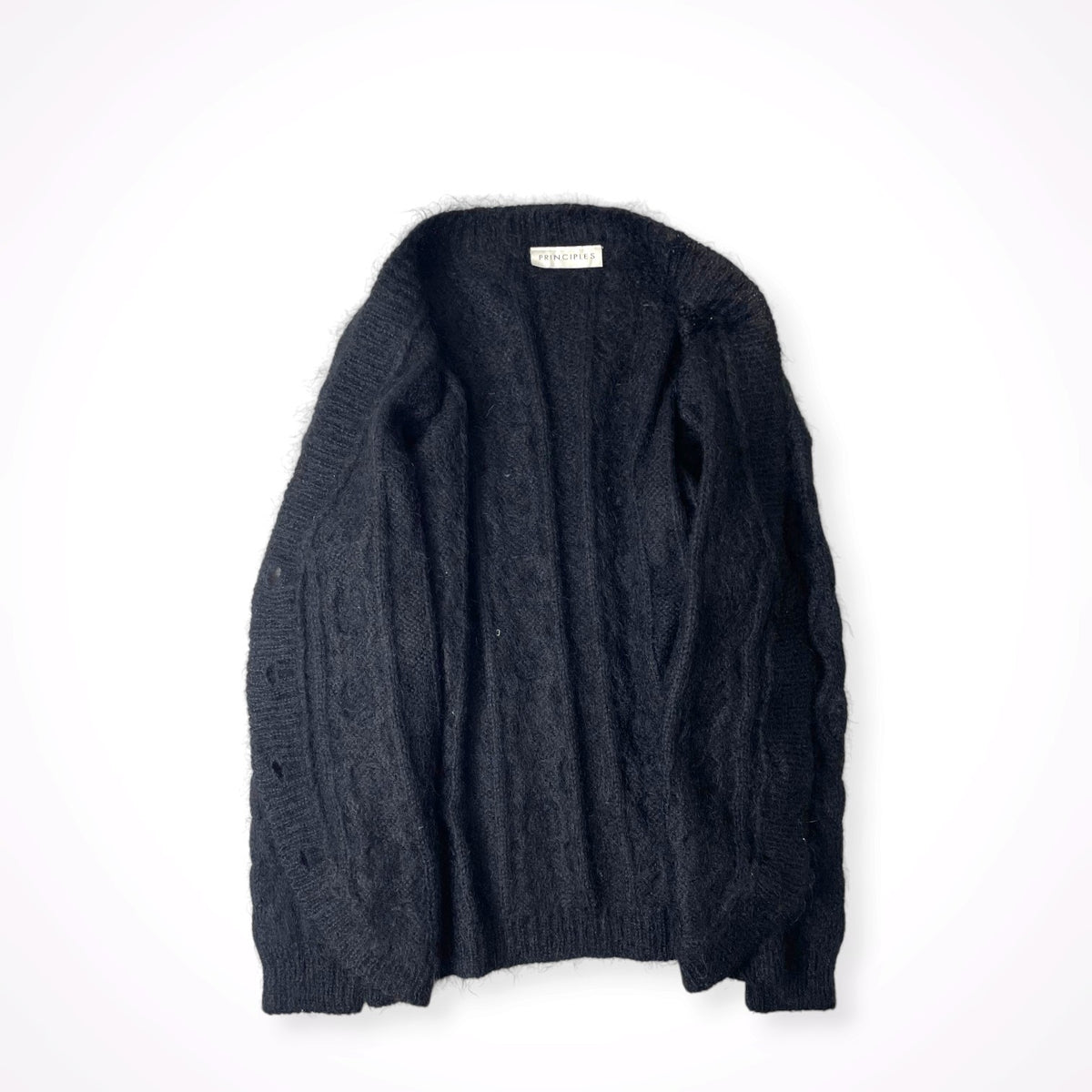 EURO VINTAGE / ユーロモヘヤニットカーディガン SIZE:M-L程度
