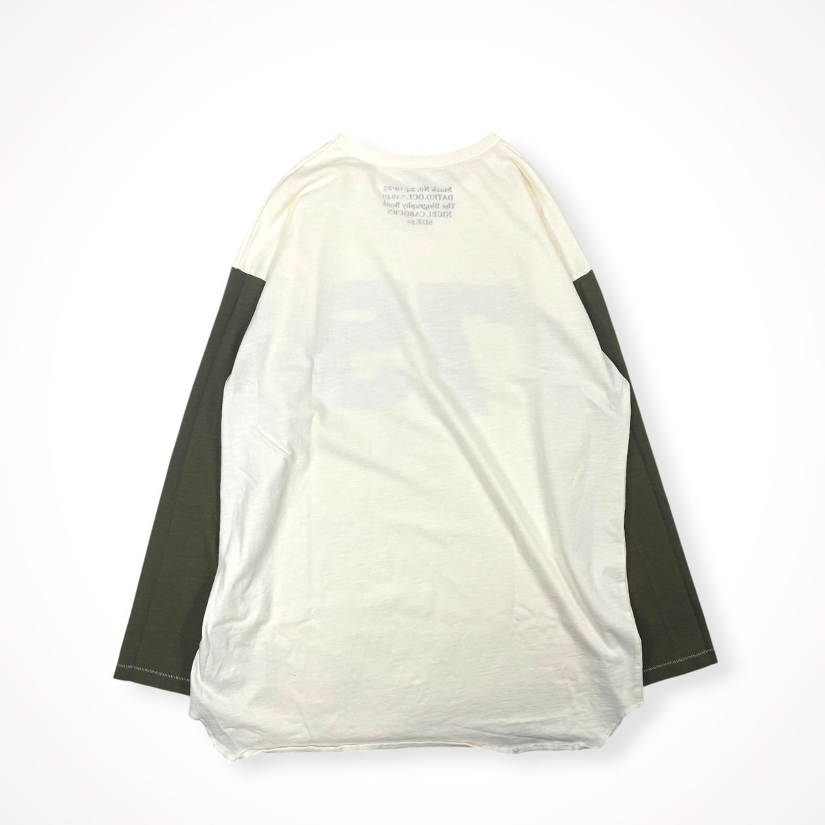 Nigel Cabourn / Biography Book T-Shirt 限定品 SIZE：52