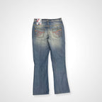 VINTAGE ヴィンテージ / Y2Kヴィンテージ刺繍デニムパンツ ローライズ SIZE:14