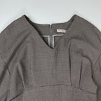 VERMEIL par IENA / P/Ryツイルウエストシェイプ パフスリーブワンピース 参考定価：25,000+tax