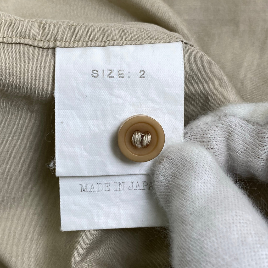 yoshio kubo ヨシオ クボ / シアースリーブ 半袖シャツ 参考定価：25,000程度 SIZE:2