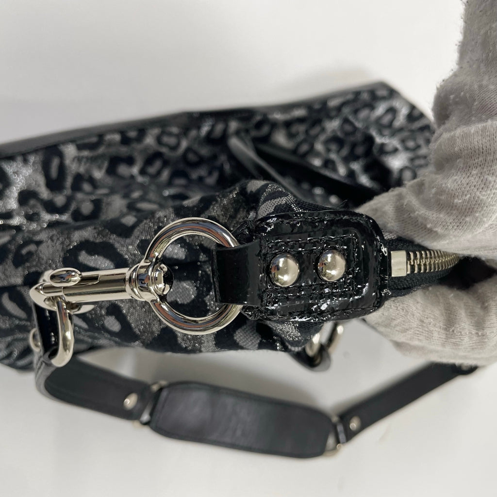 COACH / オセロット2WAYバッグ レオパード F15520 美品