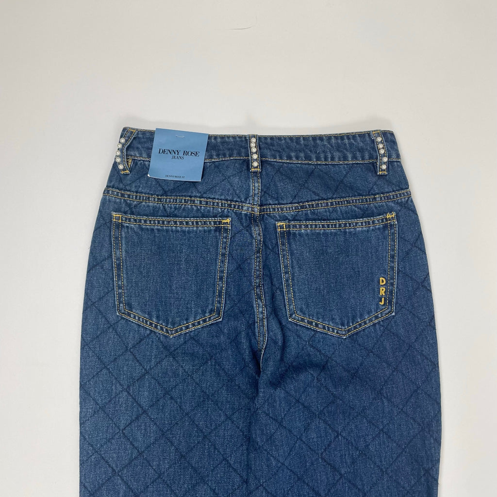DENNY ROSE / 格子柄Fパールデニム 参考定価：32,000+tax 未使用品 SIZE:26