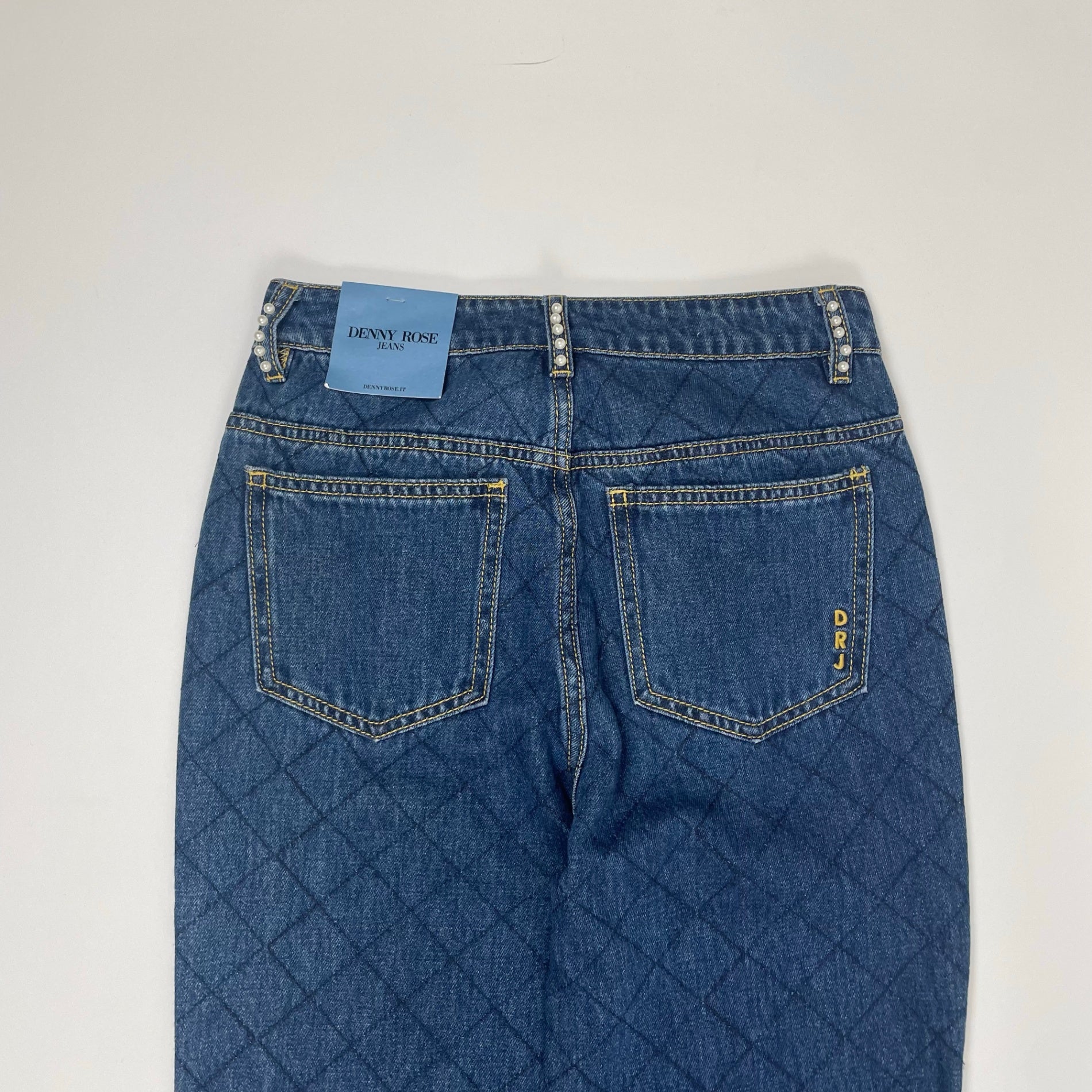 DENNY ROSE / 格子柄Fパールデニム 参考定価：32,000+tax 未使用品 SIZE:26