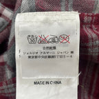 ARMANI EXCHANGE アルマーニ エクスチェンジ / グラデーションチェックシャツ 参考定価：25,000程度 SIZE：M