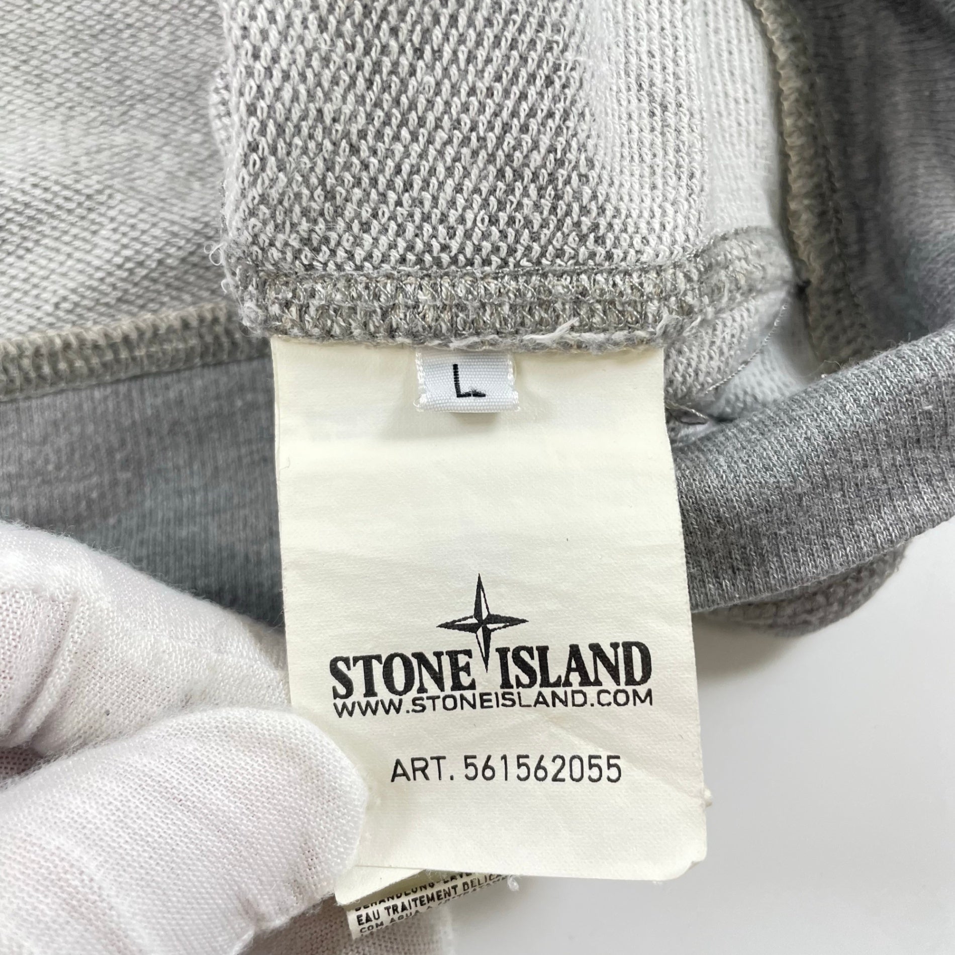 STONE ISLAND / 11SS 後付けデザインジップパーカー ワッペン付 SIZE:L