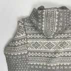 LORENZO MAGNI ロレンツォ マグニ / ノルディックニットパーカー イタリア製 参考定価：26,000程度 SIZE:L