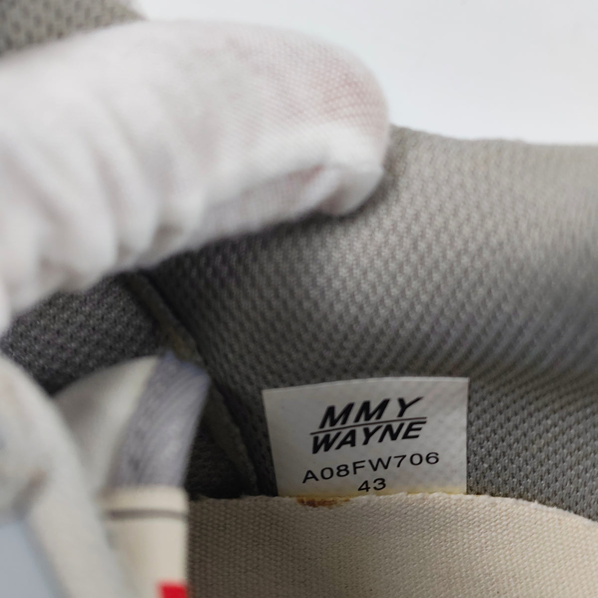 Maison MIHARA YASUHIRO / WAYNE LOW ホワイト×グレー 参考定価：42,000+tax SIZE:43