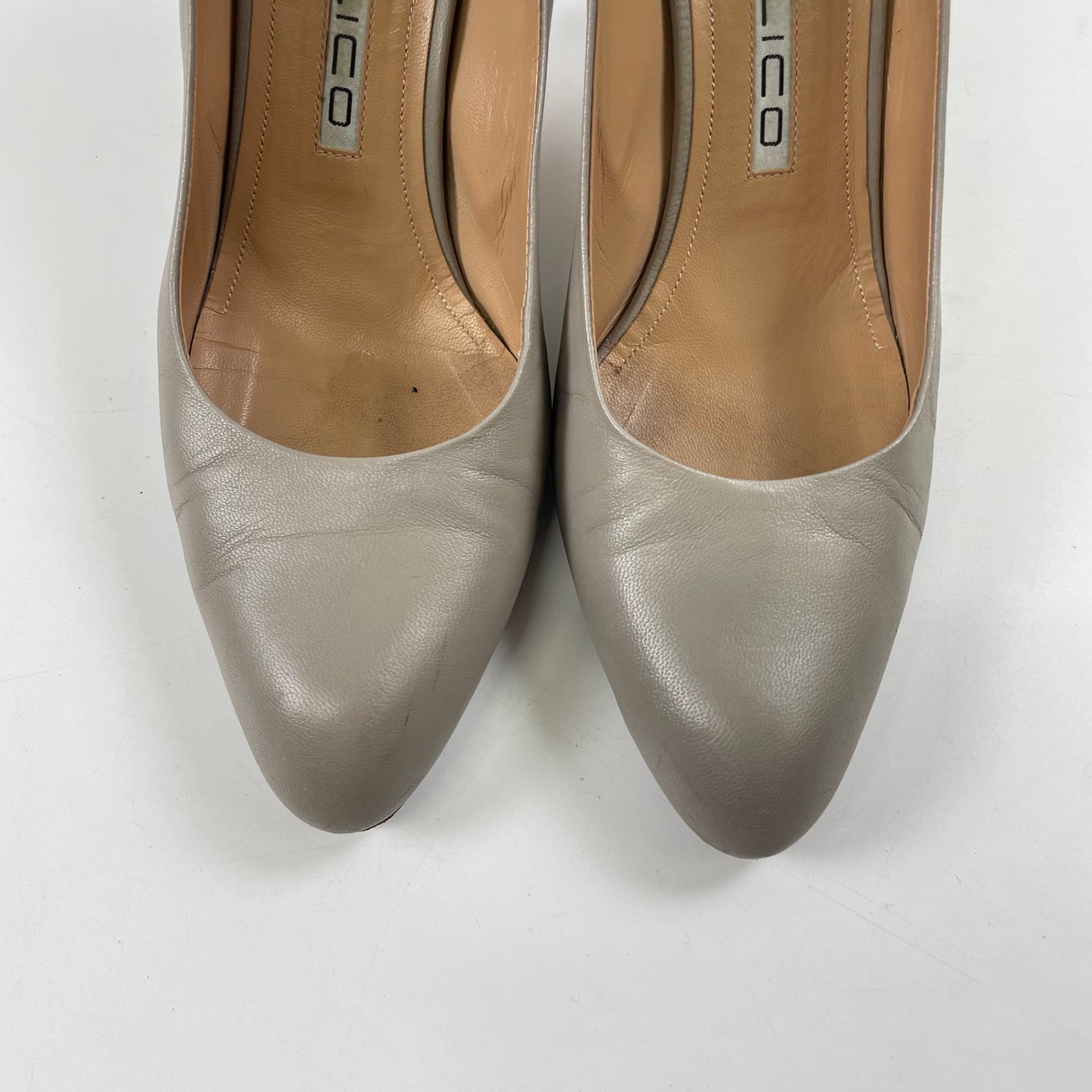 PELLICO / レザーヒールパンプス 参考定価：55,000程度 SIZE：37 1/2