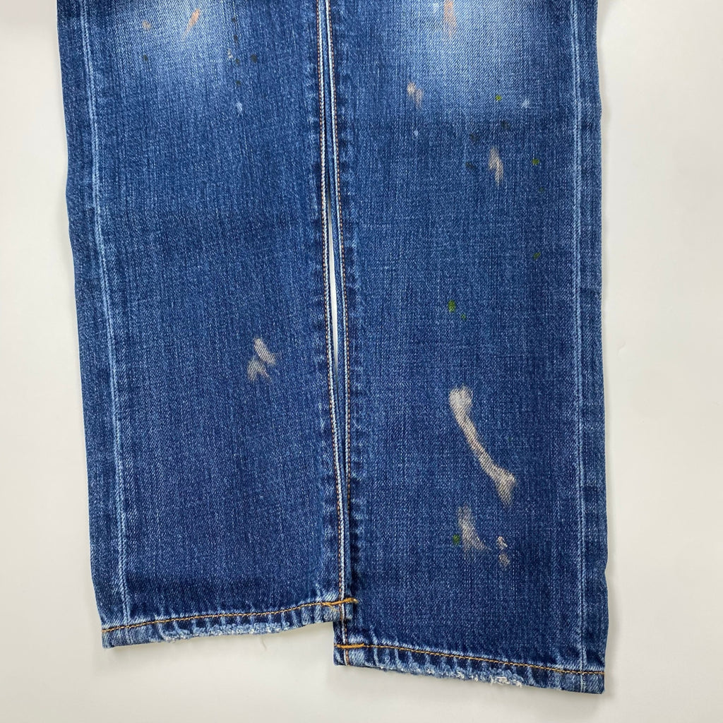 【未使用品】 Roy ROGER’S ロイ ロジャース / CULT SUPERIOR DENIM ハンドペイント デニムパンツ イタリア最古のデニムブランド SIZE：29