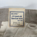 BEAMS PLUS ビームスプラス / 2プリーツリネンパンツ 未使用品 参考定価：16,000+tax SIZE:XS