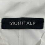 MUNITALP / ハーフジップ メッシュポケット チュニックワンピース 参考定価：42,000程度 SIZE:40