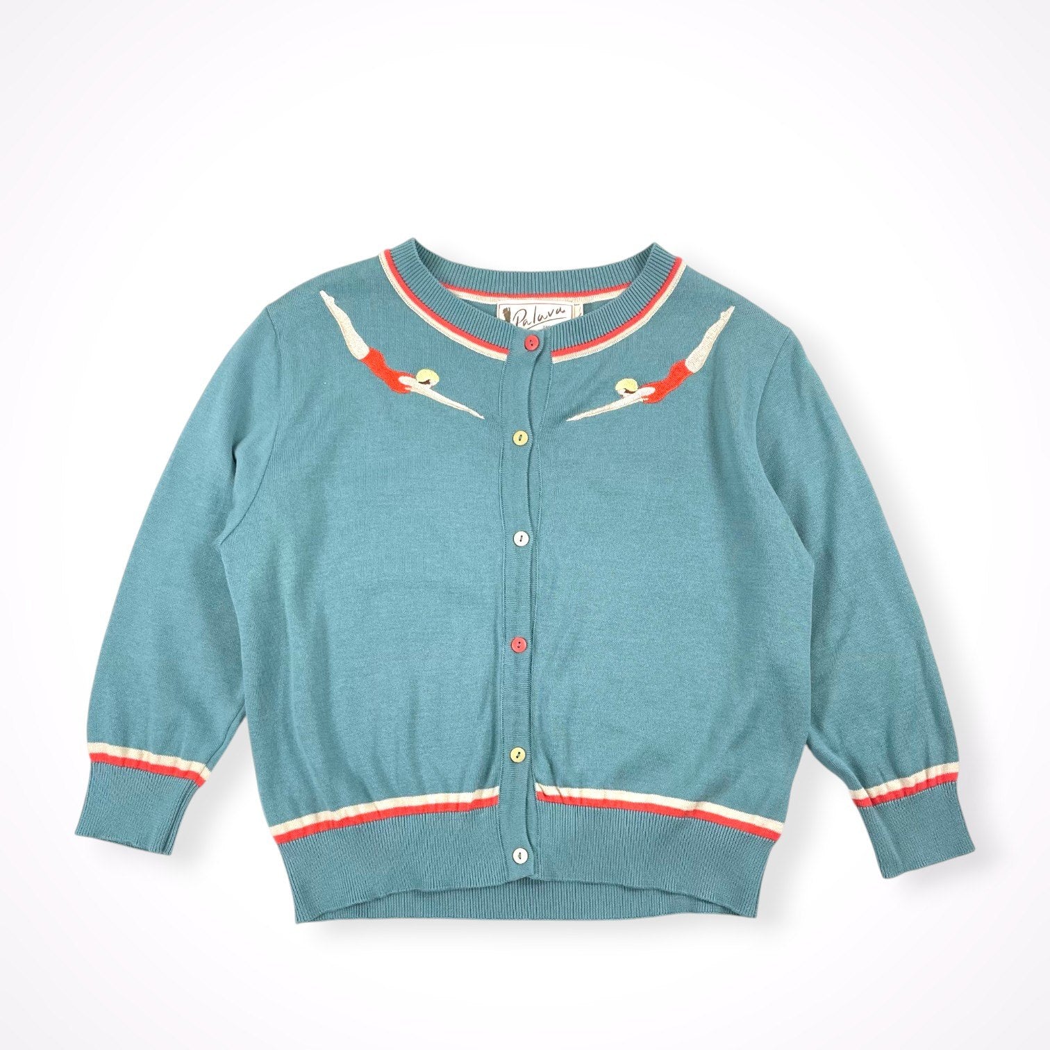 Palava パラバ / スイマー刺繍カーディガン 参考定価：24,000程度 SIZE:M