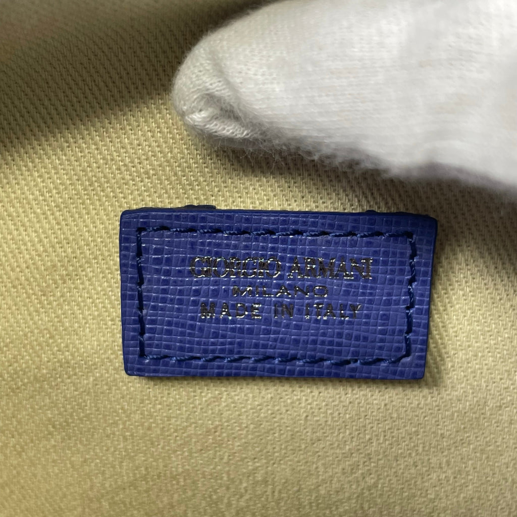 GIORGIO ARMANI ジョルジオ アルマーニ / PORTA TRUCCHI SAFFIANO トラベルポーチ タグ付 参考定価：120,000程度