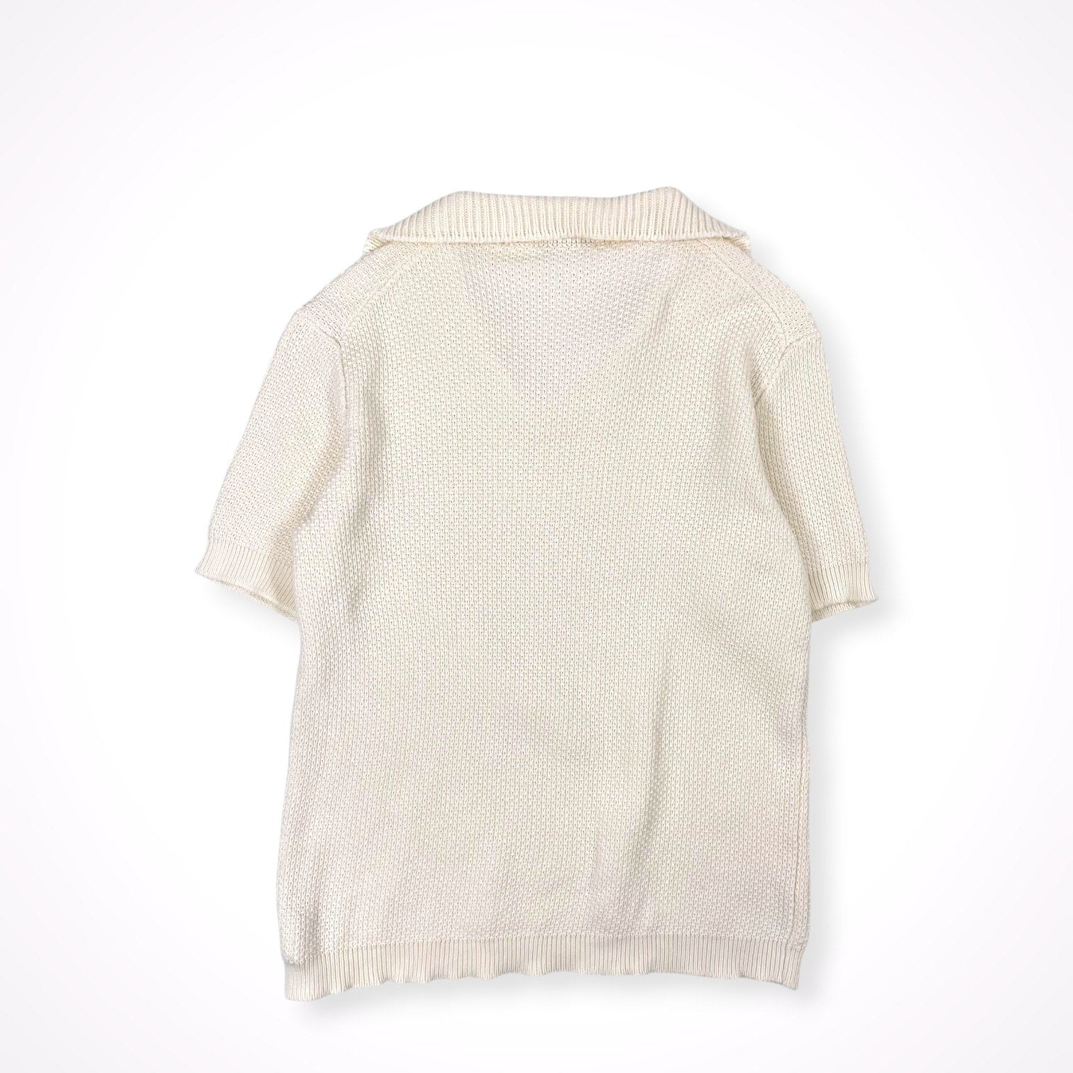 ZANONE / サマーコットン スキッパーニットポロ 参考定価：42,000程度 SIZE:44