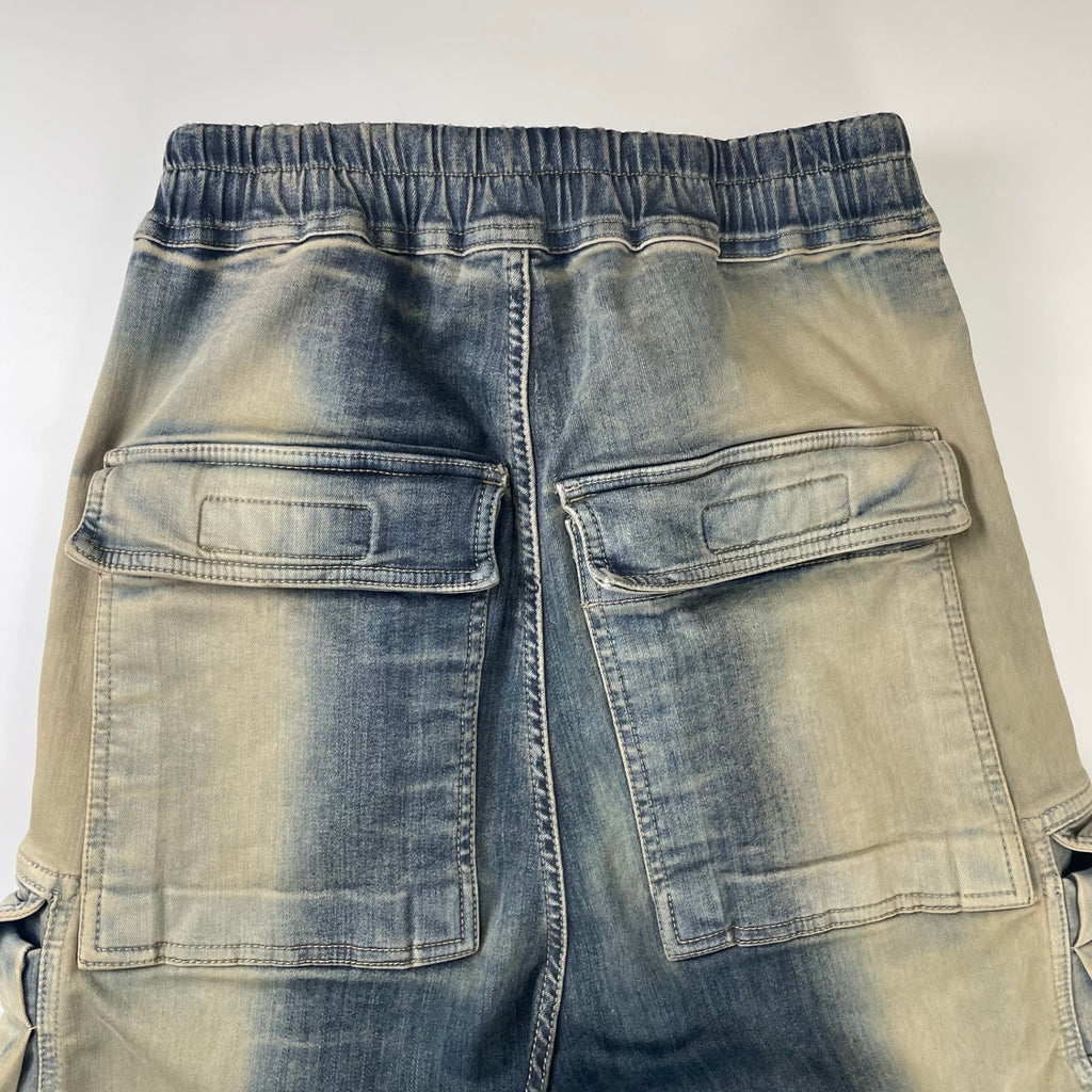 Rick owens リックオウエンス / ダブルカーゴジャンボベラロングパンツ 23SS EDFU期 ダークインディゴ タグ付 SIZE：46