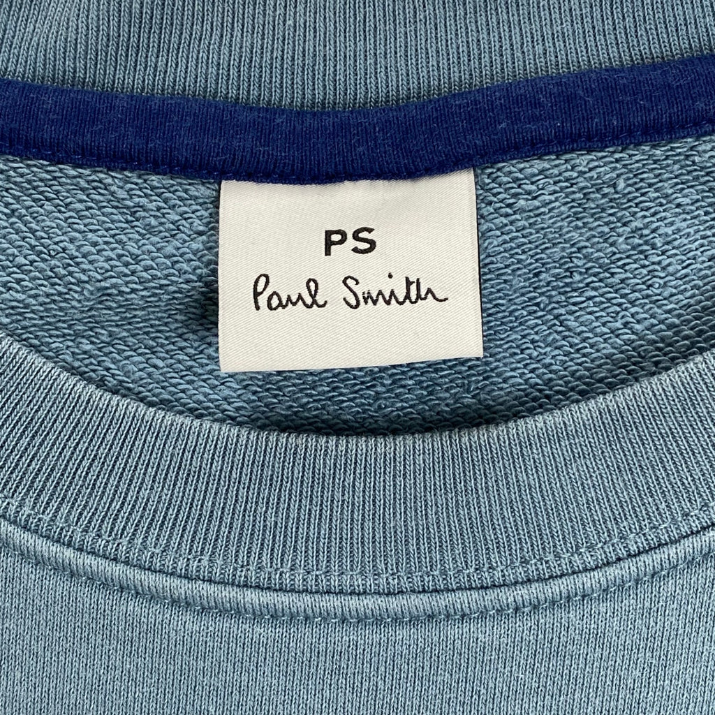 PS PAUL SMITH ピーエス ポールスミス / ハッピースマイルロゴスウェット 参考定価：16,000+tax SIZE:M